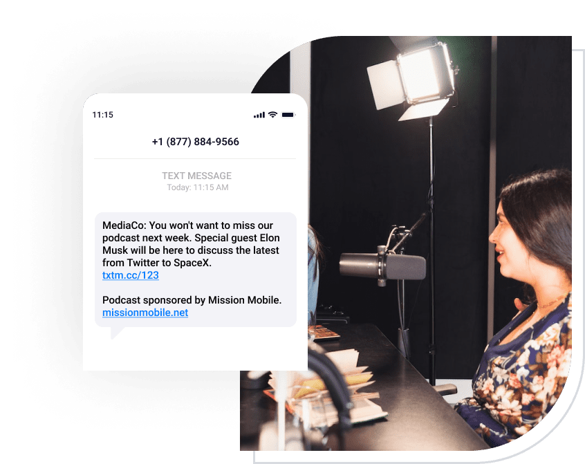 new podcast alert using sms